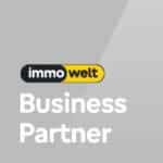 Das Businesspartner-Logo von Immowelt, dem Immobilien-Portal für Immobilienmakler und Immobilienmakler Unternehmen für Cottbus